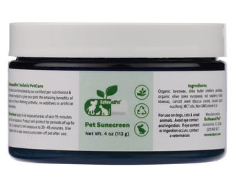 Extra Large Pet Sunscreen – Natural SPF Skin Protection for Dogs & Cats