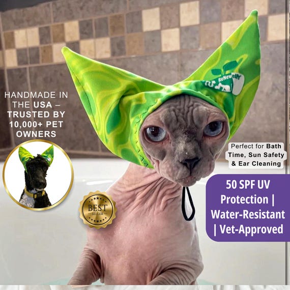 Cappello Antipioggia Per Cani - Cuffia Protettiva Per Doccia E Nuoto - Foto 4