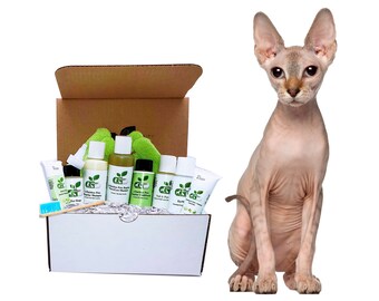 4-HAIRLESS CATS *Restorative Grooming Kit For: Rash / Allergic Skin