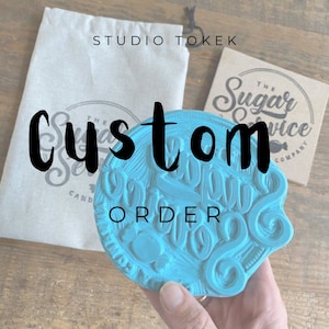 Custom (logo) rubber stamp | Business logo stamp | Personalized stamp | packaging logo stamp | custom stamp | hand carved | personalized