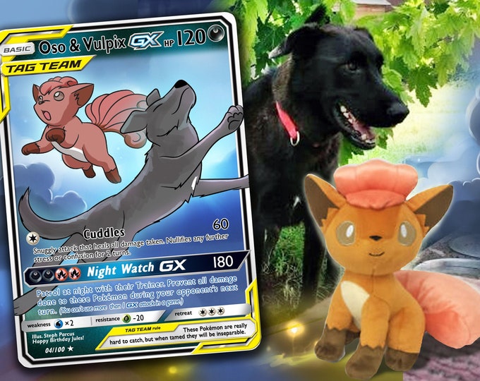 Featured listing image: Tag Team Custom Pokémon Cards