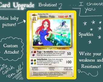 People as pokemon cards!