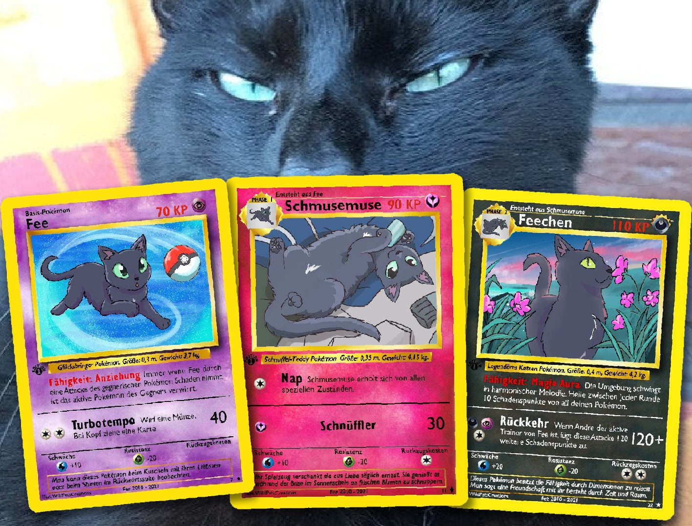 Custom Your as a Pet Pokémon Card Set Evolutions 