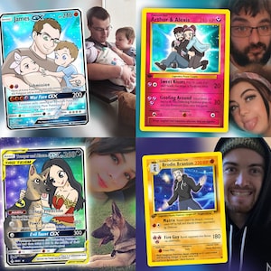 Des personnages sous forme de cartes Pokémon image 8