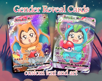 Custom Gender Reveal Pokémon Card