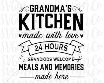 Download Grandmas Kitchen Svg Etsy