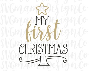 Download First christmas svg | Etsy