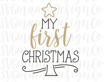 Free Free 176 Baby&#039;s First Christmas Svg Free SVG PNG EPS DXF File