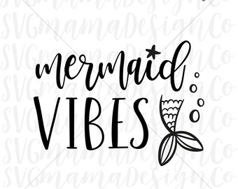 Mermaid Vibes Quotes Etsy