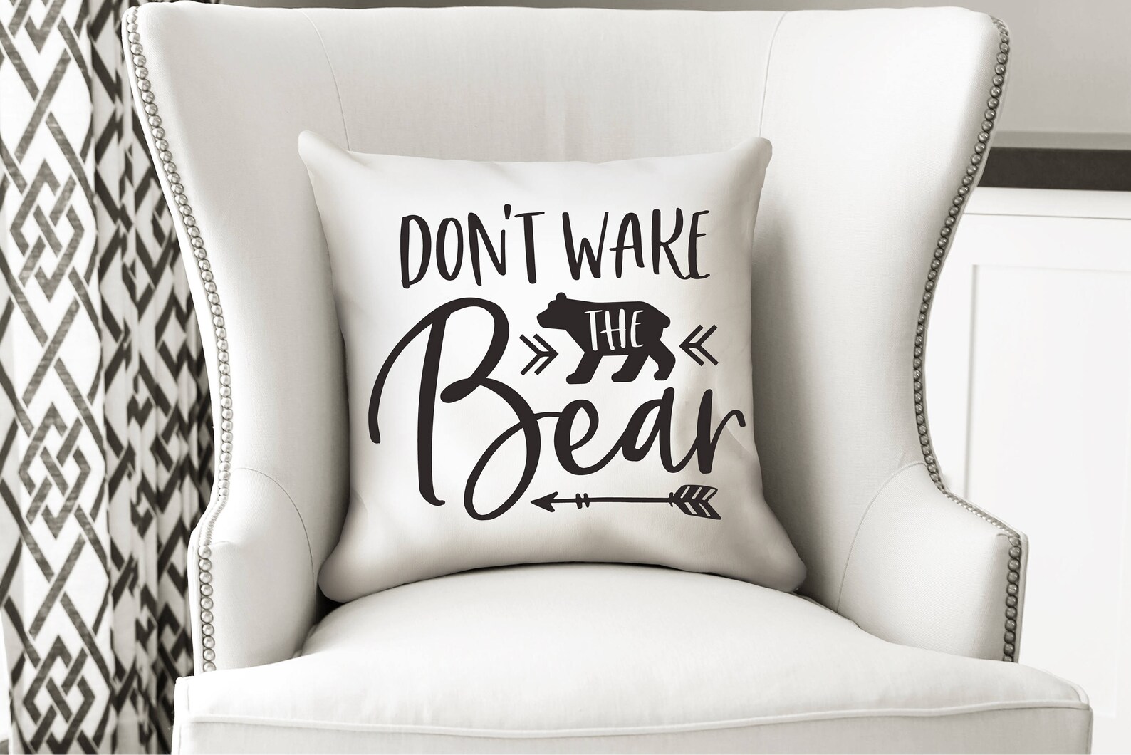 Don't Wake the Bear SVG Vector Image Cut File for Woodland Etsy