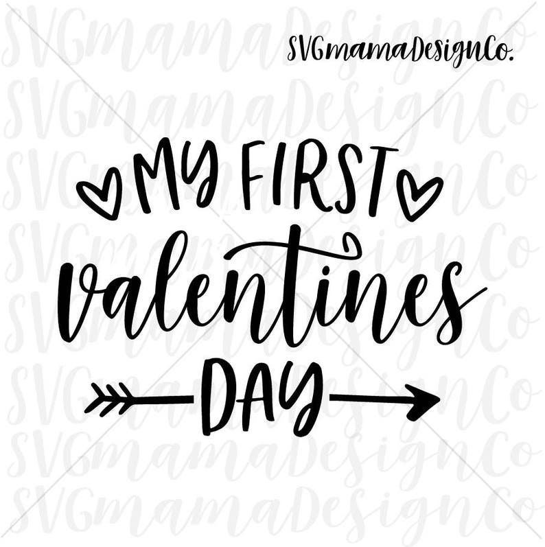 Download First Valentines Day SVG Baby Valentine SVG Cut File for ...