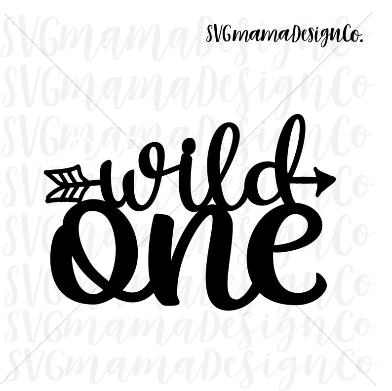 Wild One Cake Topper SVG Laser Cut File Etsy