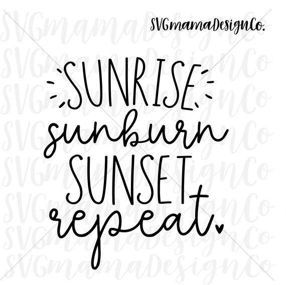 Free Free Sunrise Sunburn Sunset Repeat Svg Free 801 SVG PNG EPS DXF File