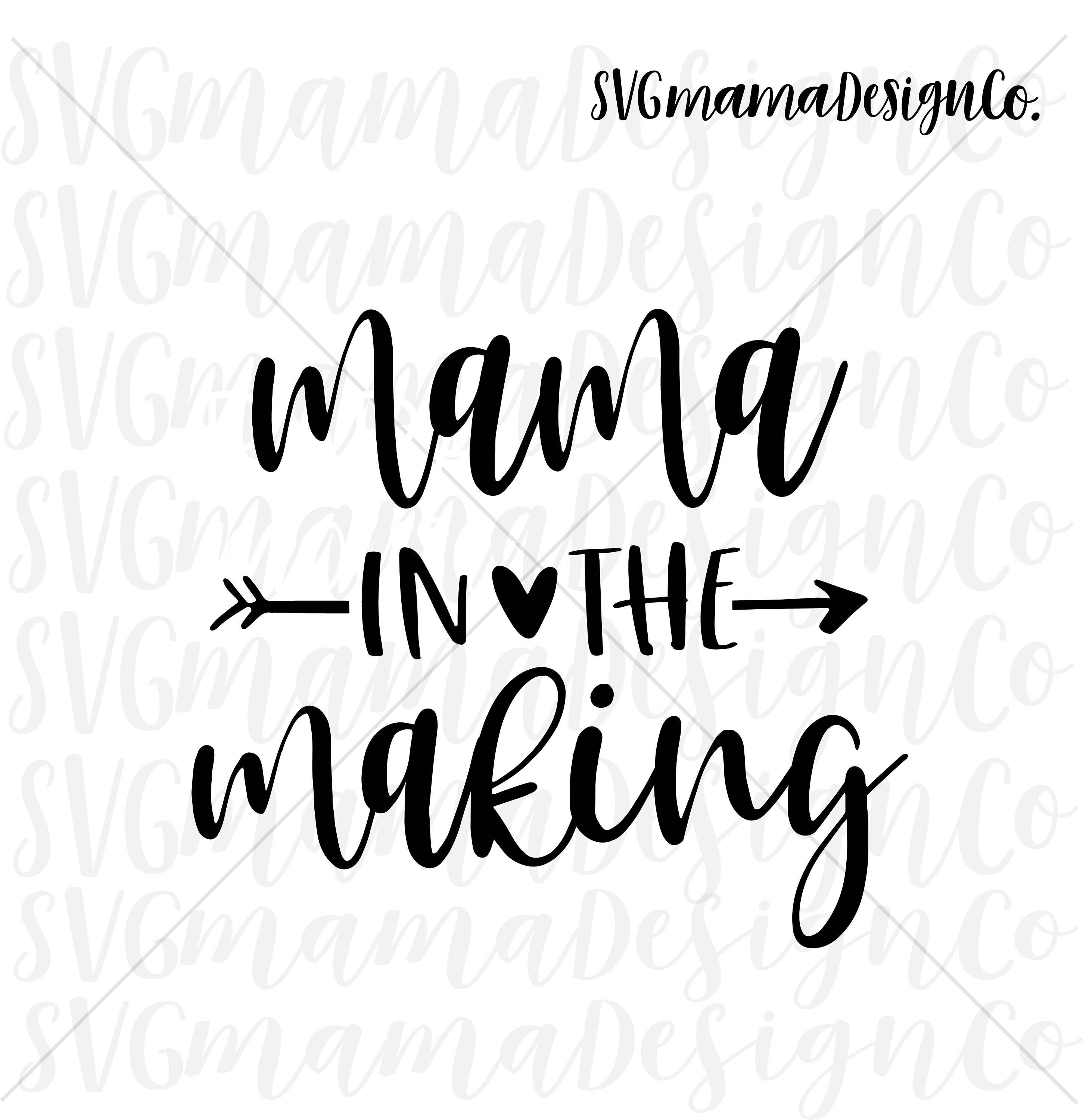Download Mama In The Making SVG Mommy In The Making Pregnancy SVG Cut | Etsy
