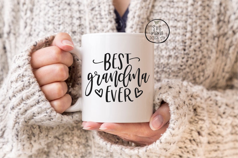 Download Best Grandma Ever SVG PNG DXF Cut File for Cricut and | Etsy