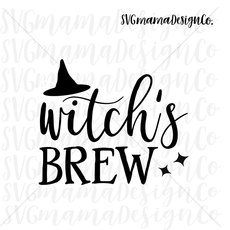 Download Witches Brew SVG Vector Image Cut File For Cricut and | Etsy