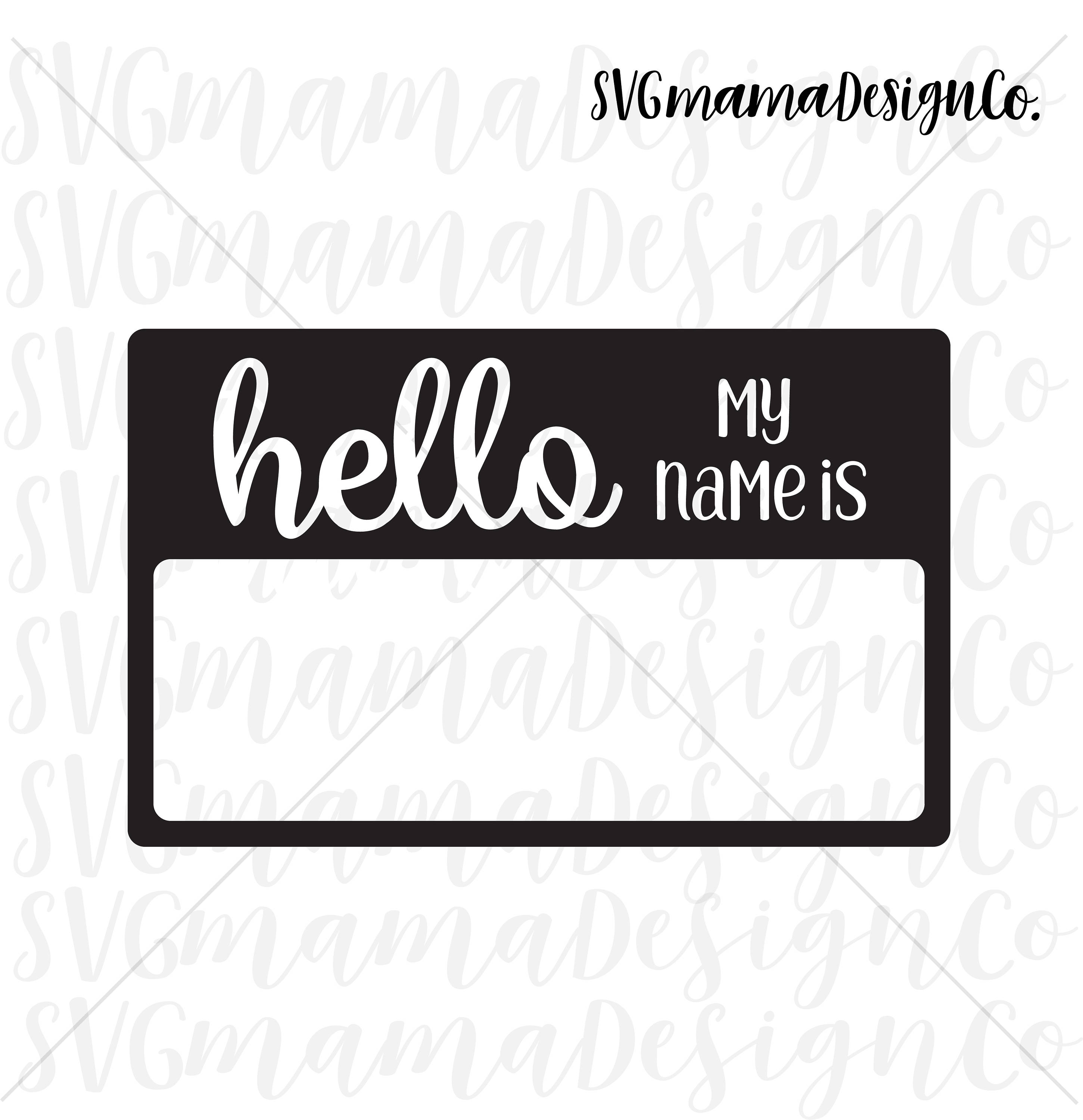 Free Free 170 Baby Svg Hello My Name Is Svg SVG PNG EPS DXF File