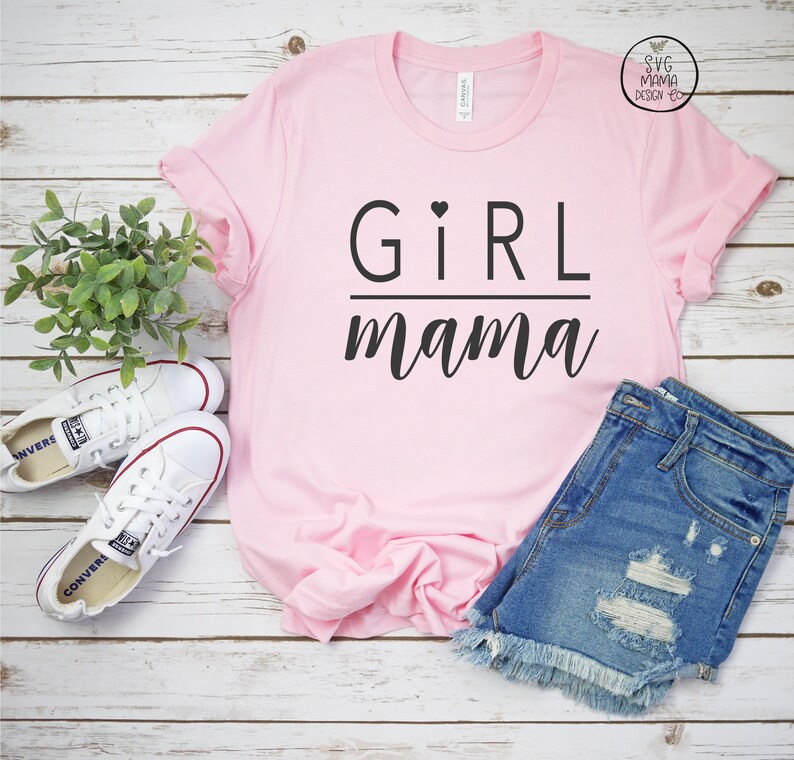 Download Girl Mama SVG Mom Of Girls SVG Baby Shower Shirt Gift | Etsy