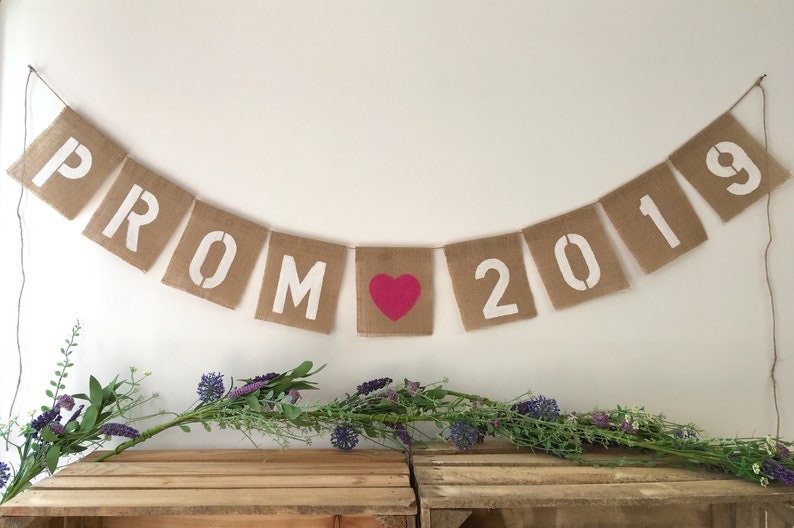Prom 2019 Bunting Rusitc Prom Decoration Star Or Heart Etsy