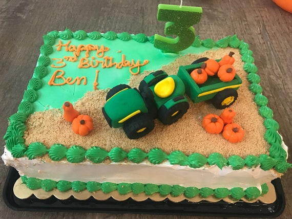 FARM ANIMALS TRACTOR Edible Cake Topper image SHEET picture sugar image picture