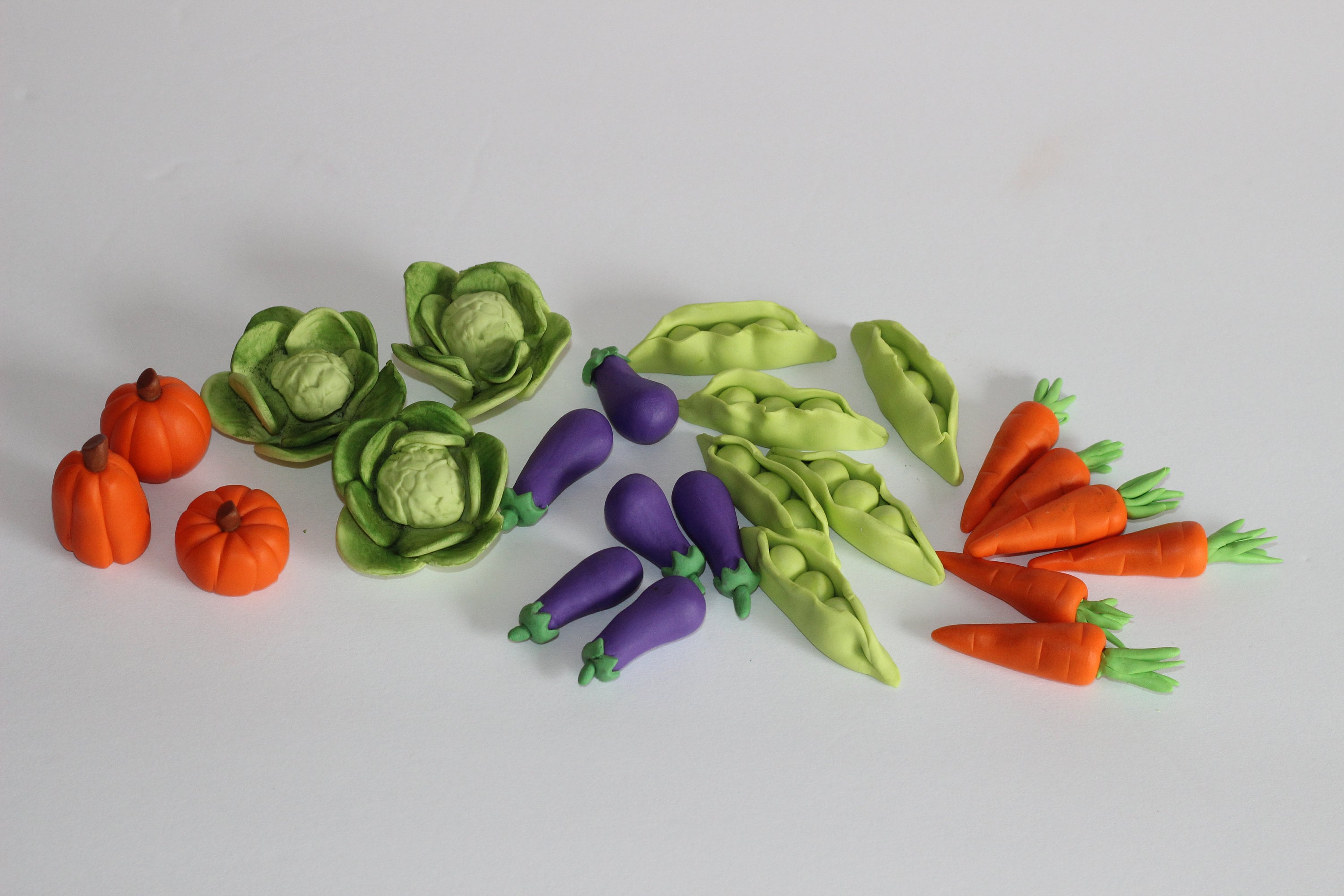 Fondant Vegetables Garden Cake Decoration Rabbit