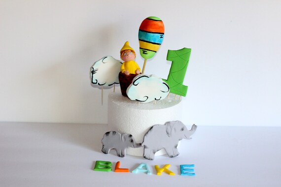 Fondant Cake Decoration Oh The Places You Ll Go Etsy
