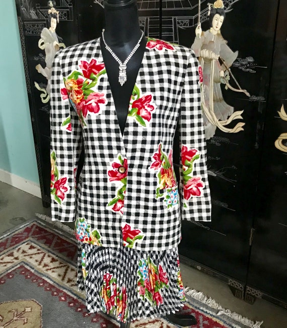 Vintage Emanuel Ungaro Suit 80s Great Condition