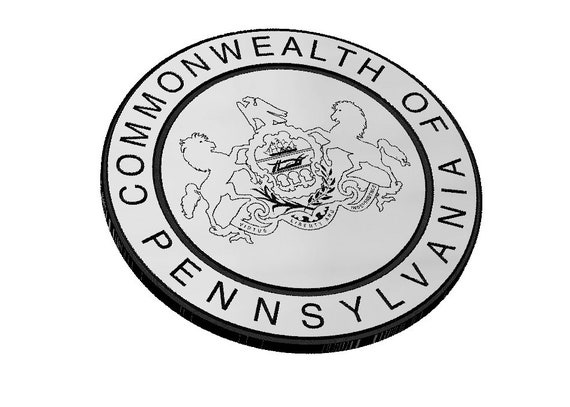 Pennsylvania State Seal SVG USA America Flag Vector Laser | Etsy
