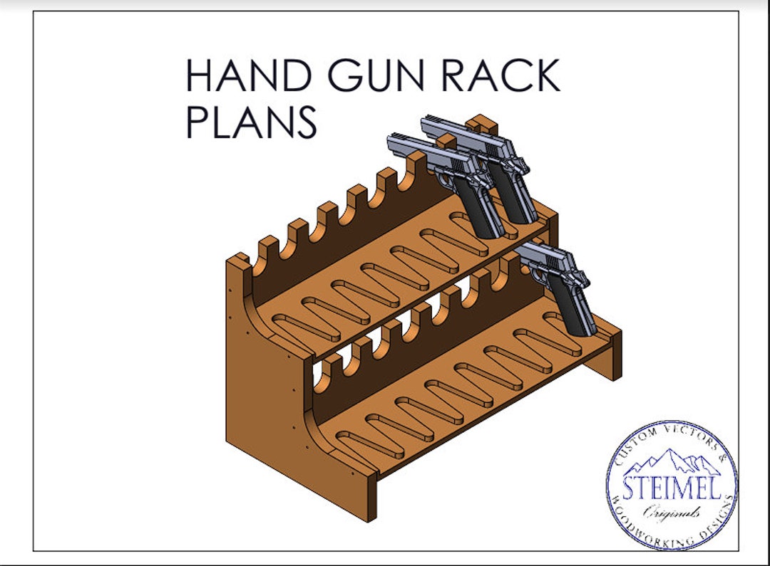 gun-rack-plan-svg-pistol-wall-hanging-woodworking-blue-prints-holster-ammo-shelf-vector-laser-engraving-cnc-cricut-glowforge-etsy