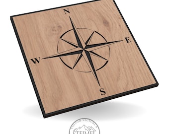Kompas, navigatie, richting, kompasroos, noord, zuid, oost, west, SVG, lasergravure, CNC, Cricut