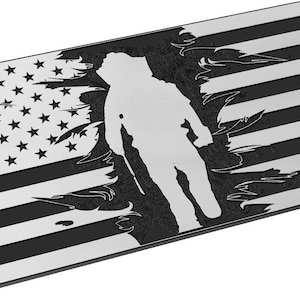 Bomb Squad Tattered American Flag SVG, Law Enforcement, Blue Line, SWAT, Police, Military, Vector, Laser Engraving, CNC, Cricut, Glowforge