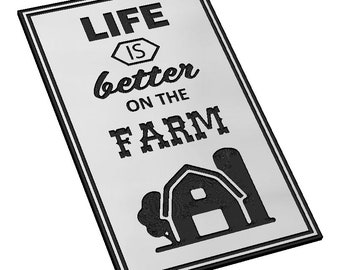 Life Is Better On The Farm SVG, Barn Vector (digitale download)