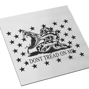 Don't Tread On Me Union SVG, Modern Gadsden Union, USA, Gadsden, 2A, Amendment, Patriot, Vector, Laser Engraving, CNC, Cricut, Glowforge
