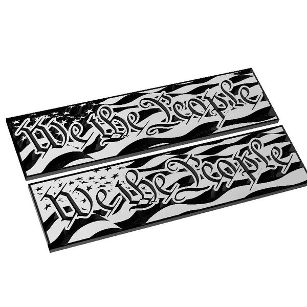 We The People American Flag SVG, USA, Patriotic, Constitution, america, red white and blue, Vector, Laser Engraving, CNC, Cricut, Glowforge
