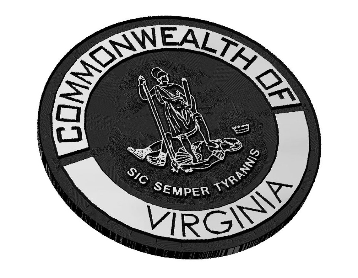 Commonwealth of Virginia Seal SVG USA America Flag Making Etsy