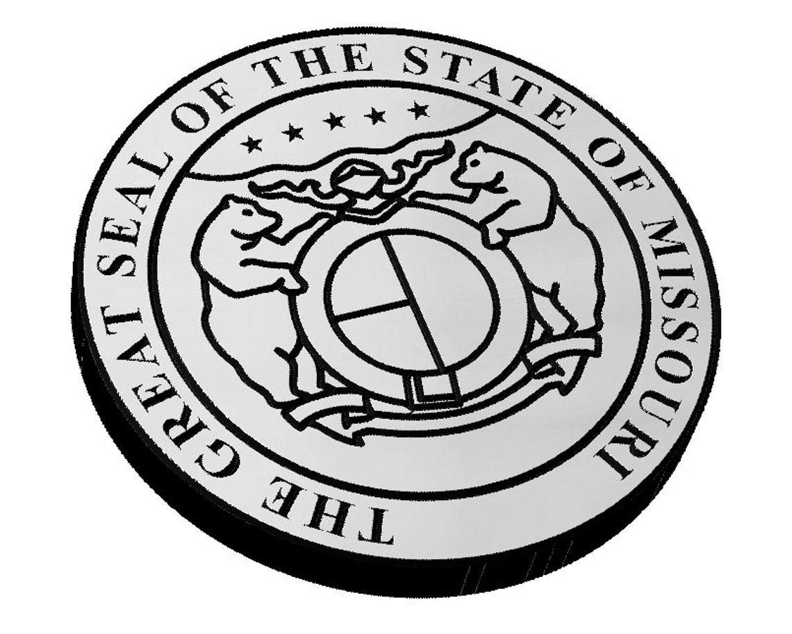 Missouri State Seal SVG USA America Flag Vector Laser | Etsy