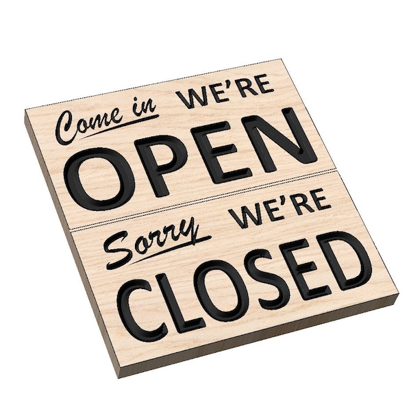 Open Close Sign - Etsy