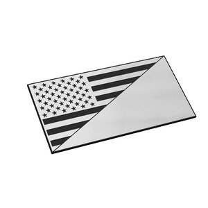 Straight Split Amerikaanse vlag Blank Template SVG, USA, Amerika, Militaire, Veteraan, Vector, Lasergraveren, CNC, Cricut, Glowforge
