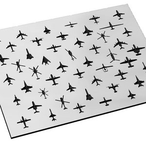 União de bandeira de aeronaves SVG, helicóptero, avião, furtivo, bombardeiro, militar, fabricação de bandeiras, vetor, gravação a laser, CNC, Glowforge
