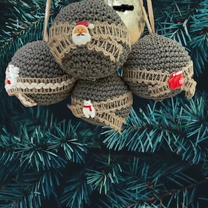 Handmade Crochet Christmas Ornaments