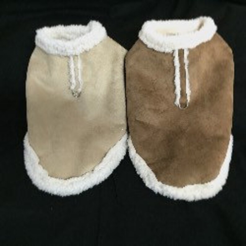 Dog Coat/sherpa Dog Coat Etsy Canada