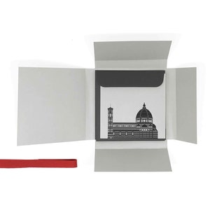 Cartèa - Kit of 5 greeting cards with envelope dedicated to the monuments of Florence - I WAS HERE