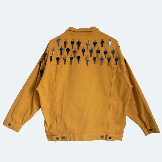 denim jacket yellow colour