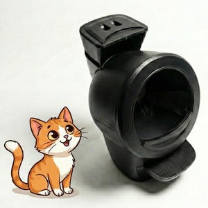 Litter Hopper Extension compatible with Litter Robot 4, LR4, Easy clip on Install! 3X the volume!