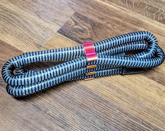 CPAP Travel Hose Keeper Organizer Compact Version, works with 19mm OD tubing. Not for Climateline Air Oxy or other 22mm OD tubing.