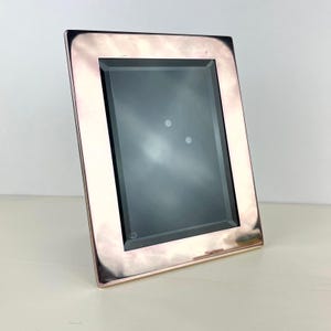 Pottery Barn Silver Plated Frame for 5x7 Photo Beveled Glass