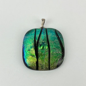 Dichroic Fused Glass Pendant