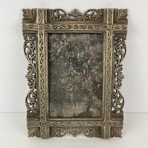Kalkin Co Ornate Silverplate Picture Photo Frame No Glass
