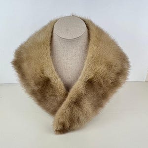 Authentic Vintage Fur Collar Wrap Scarf