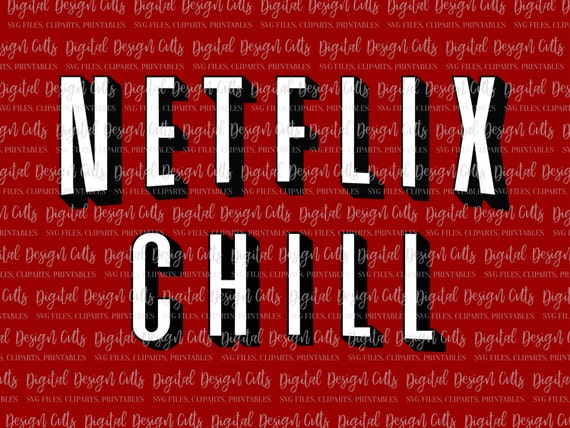 chill netflix font template